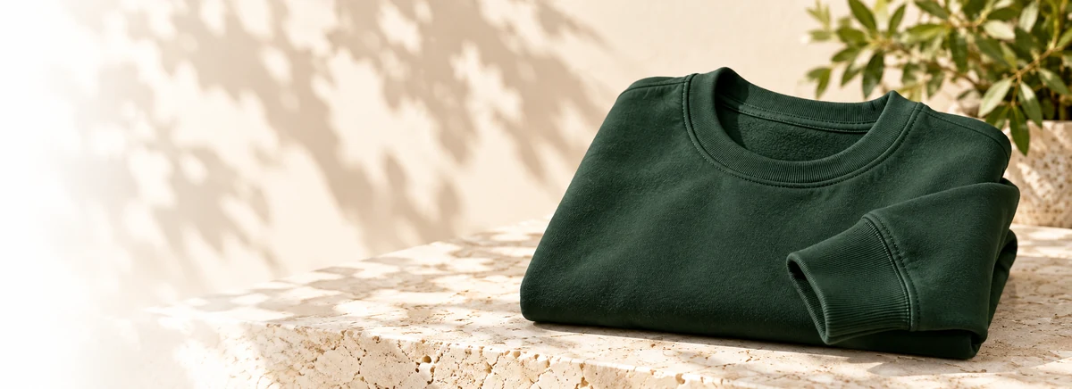 Crewnecks construction detail