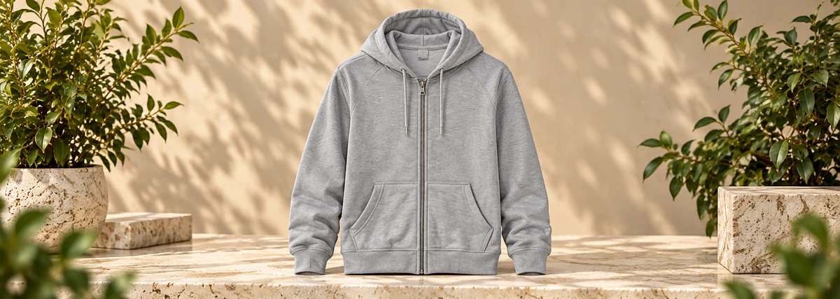 Zip Hoodies illustrative sourcing styles