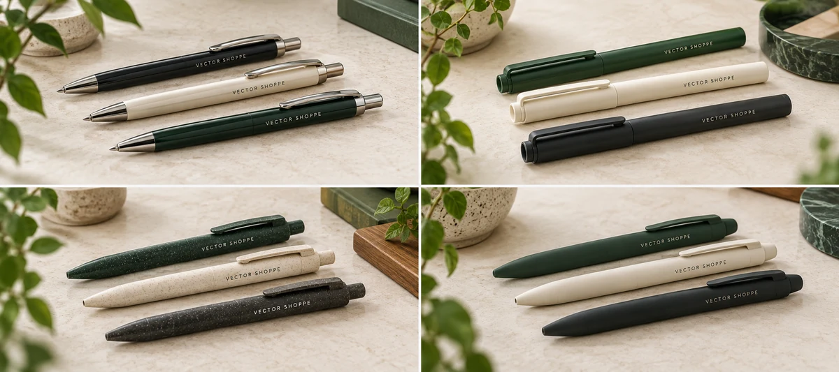 Ballpoint pens sourcing examples