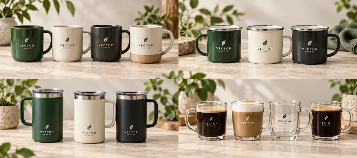 Ceramic mugs sourcing examples