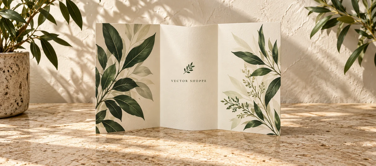 Brochures illustrative sourcing styles