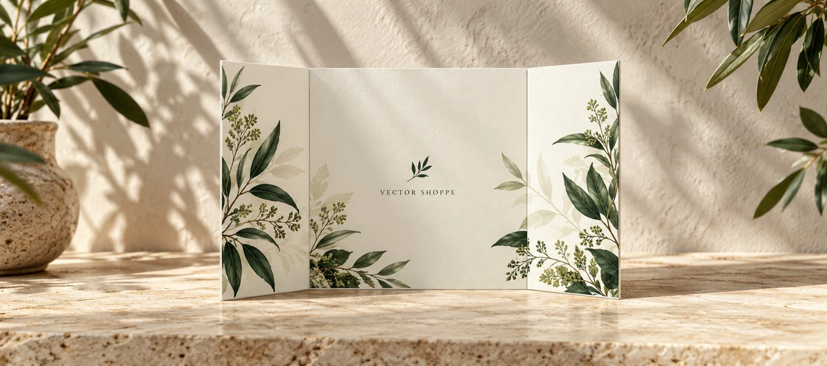 Brochures illustrative sourcing styles