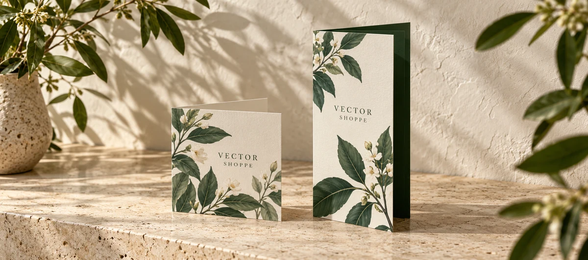 Brochures illustrative sourcing styles