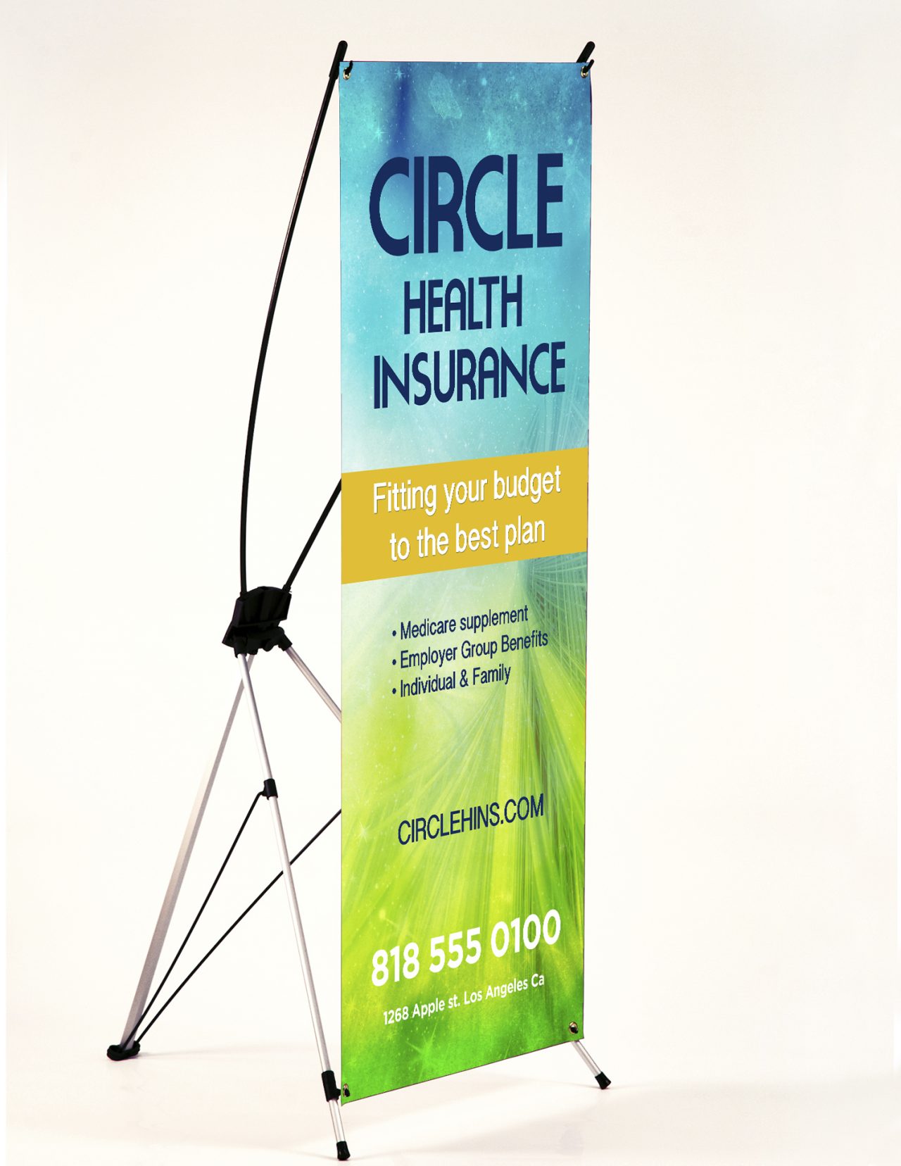 Collapsible X Frame Banner Stand Victoria, BC Vector Shoppe Printing